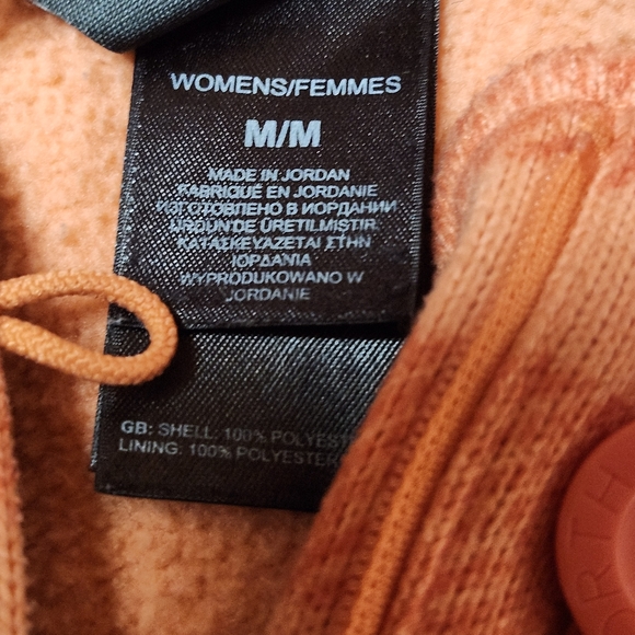 North Face Women's Crescent Sunshine Hoodie Button Up Sweater Pullover Size M - Picture 3 of 14